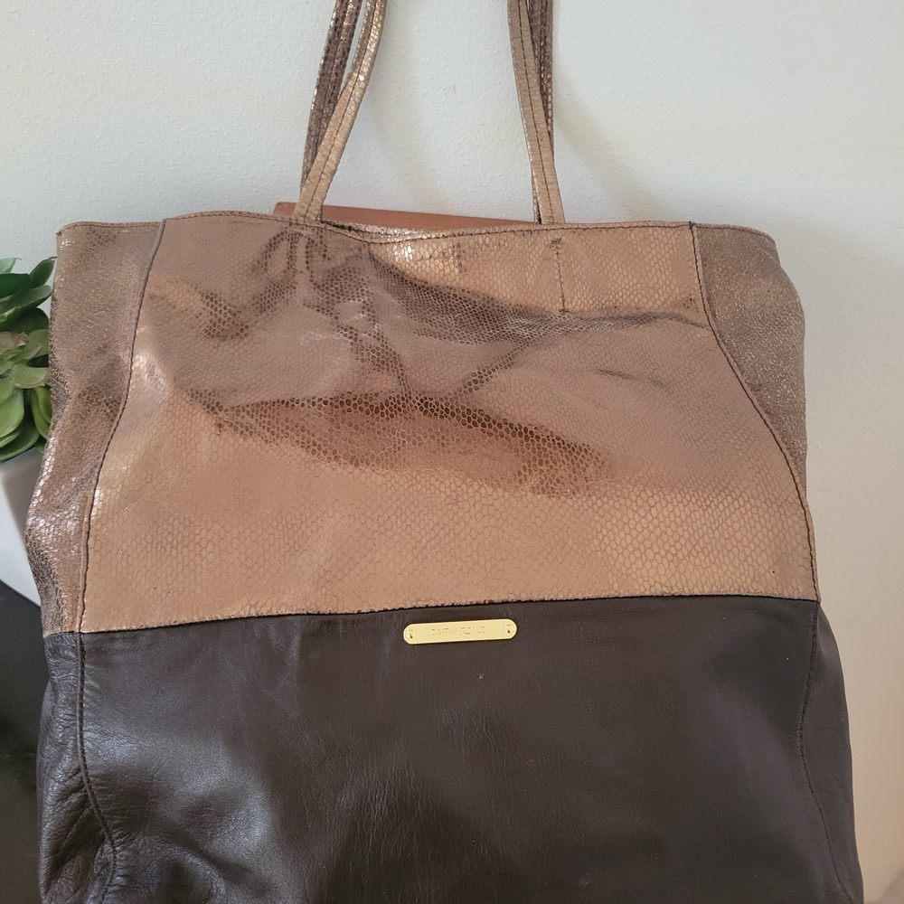 Cynthia Rowley Elegant Brown and Tan Tote